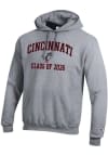 Main image for Mens Cincinnati Bearcats Grey Champion Font Class of 2026 Powerblend Hooded Sweatshirt