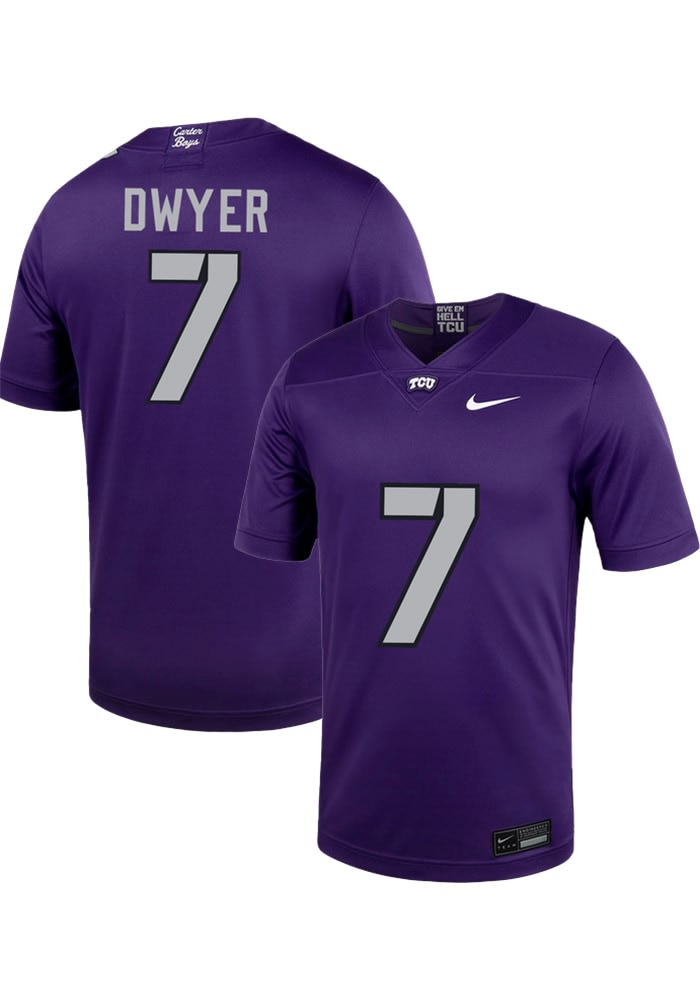 NCAA TCU ホーンドフロッグス NIKE リミテッドジャージ【2XL】 Nike Mens PURPLE TCU Horned Frogs Game Replica Jersey - 19867890