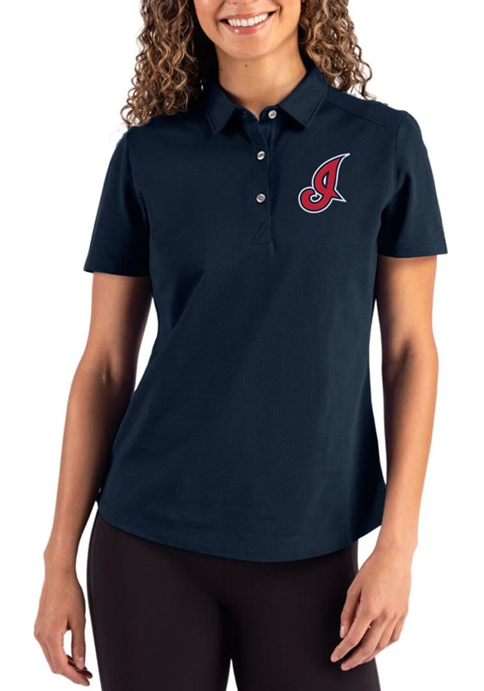 Cleveland Guardians Cutter and Buck Womens NAVY Cooperstown