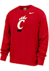 Main image for Mens Cincinnati Bearcats Red Nike Primary Logo Crew Sweatshirt