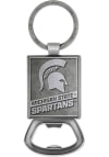 Main image for Grey Michigan State Spartans Double Sided Pewter Bottle Opener Keychain