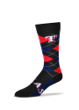 Texas Rangers Horizontal Big Argyle Socks - Black