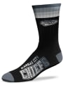Kansas City Chiefs Platinum Deuce Crew Socks - Black