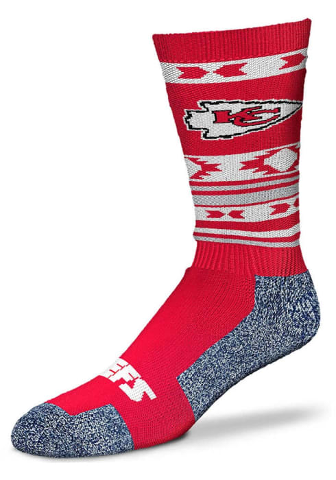 Kansas City Chiefs SW Blanket Mens Crew Socks