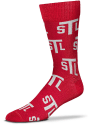 St Louis STL Allover Dress Socks - Red