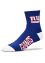 New York Giants Team Color Quarter Socks - Blue