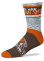 Cleveland Browns Double Duece Crew Socks - Orange