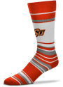 Oklahoma State Cowboys Mas Stripe Dress Socks - Orange