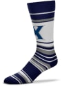 Xavier Musketeers Mas Stripe Dress Socks - Navy Blue