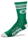 Boston Celtics 4 Stripe Duece Crew Socks - Green