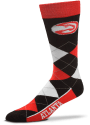Atlanta Hawks Argyle Lineup Argyle Socks - Red