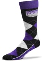 Sacramento Kings Argyle Lineup Argyle Socks - Purple