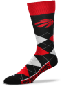 Toronto Raptors Argyle Lineup Argyle Socks - Red