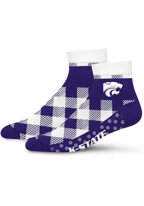 Cozy Buff K-State Wildcats Womens Quarter Socks