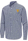 Main image for Antigua West Virginia Mountaineers Mens Navy Blue Ellis Long Sleeve Dress Shirt
