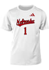 Main image for Youth Nebraska Cornhuskers White Adidas Volleyball Short Sleeve T-Shirt