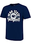 Main image for Girls Penn State Nittany Lions Navy Blue  Volleyball Net Short Sleeve T-Shirt