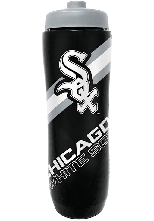 Chicago White Sox BLACK Squeezy Water Bottle 9060364