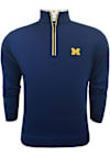 Main image for Mens Navy Blue Michigan Wolverines Block M Qtr Zip Fashion Pullover