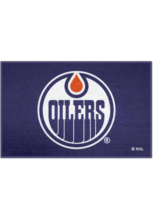 Edmonton Oilers Logo Interior Rug ROYAL - 91083956