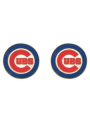 Chicago Cubs Womens Logo Post Earrings - Silver