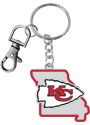 Kansas City Chiefs Home State Keychain