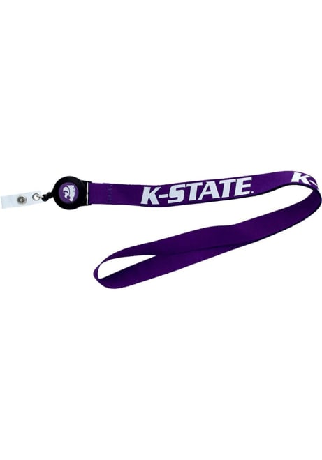 K-State Wildcats Purple Badge Reel Lanyard