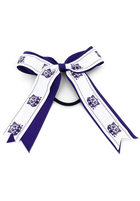Bow Ponytail Holder K-State Wildcats Kids Hair Ribbons