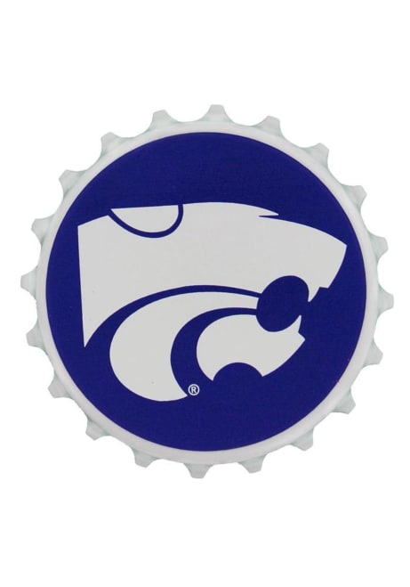 K-State Wildcats Purple Bottle Cap Magnet