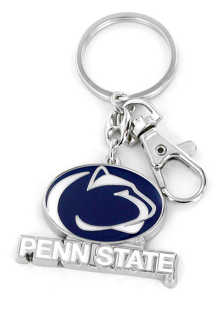 Penn State Nittany Lions NAVY Heavyweight Design Keychain - 9124124