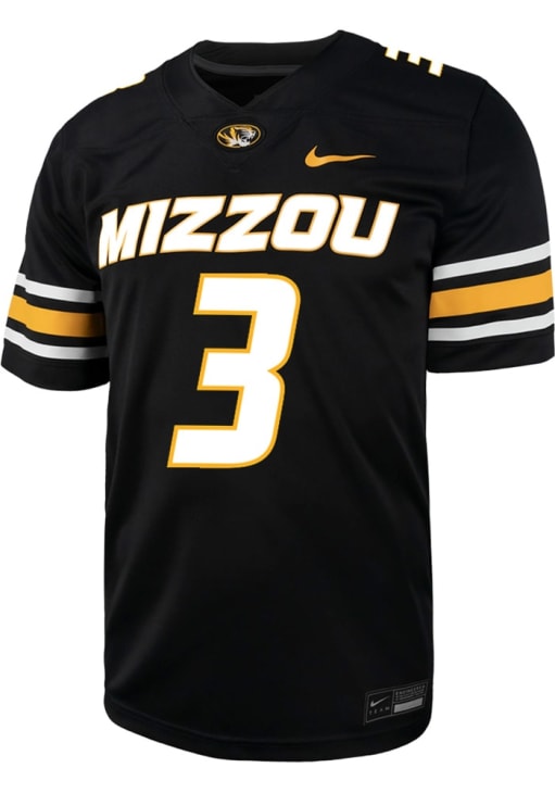 Kevin Coleman Jr  Nike Missouri Tigers Black NIL Game Football Jersey