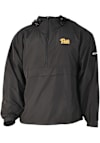 Main image for Mens Pitt Panthers Black Columbia Heat Seal Prodigy Qtr Zip Pullover