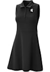 Main image for Womens Michigan State Spartans Black Columbia Heat Seal Match Short Sleeve Dress