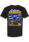 Main image for Pitt Panthers Black Something Inked Football College Gameday Skyline Short Sleeve T Shirt
