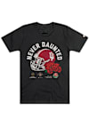 Main image for Indiana Hoosiers Black Homefield 2026 Rose Bowl Never Daunted Short Sleeve T Shirt