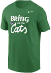 Main image for K-State Wildcats Kelly Green Nike Aer Lingus College Football Classic Short Sleeve T Shirt