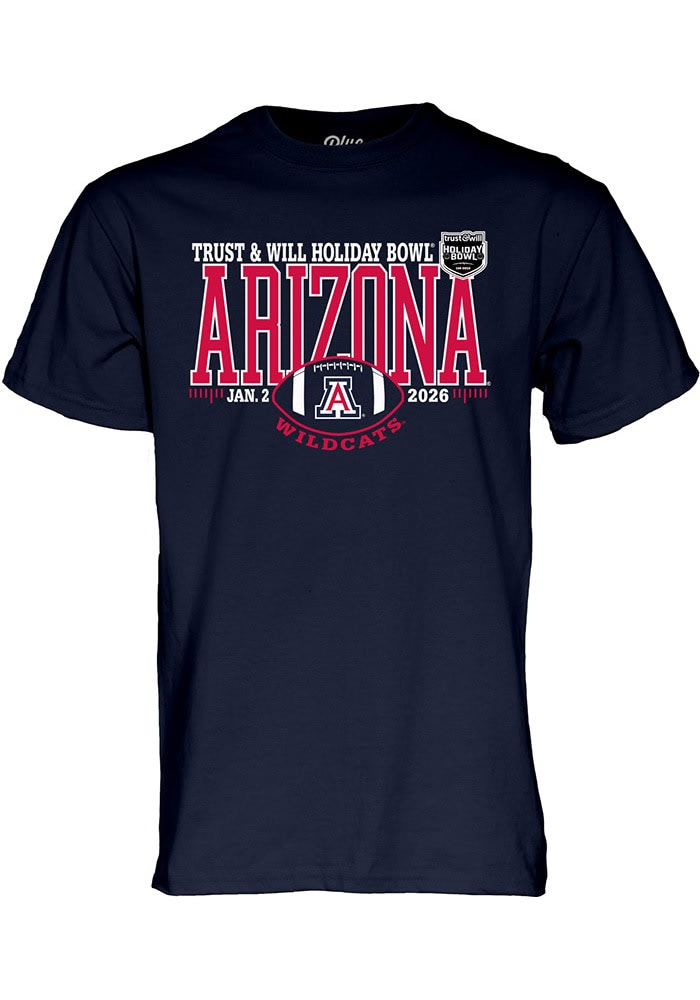 Blue 84 NAVY Arizona Wildcats 2026 Holiday Bowl Short Sleeve T
