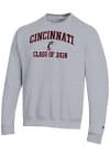 Main image for Mens Cincinnati Bearcats Grey Champion Font Class of 2028 Powerblend Crew Sweatshirt