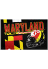 Main image for Black Maryland Terrapins Helmet Logo Interior Rug