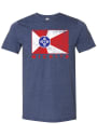 Wichita Navy Blue City Flag Sort Sleeve T Shirt
