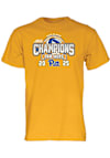 Main image for Pitt Panthers Gold Blue 84 2025 ACC Volleyball Champions Back-To-Back Short Sleeve T Shirt