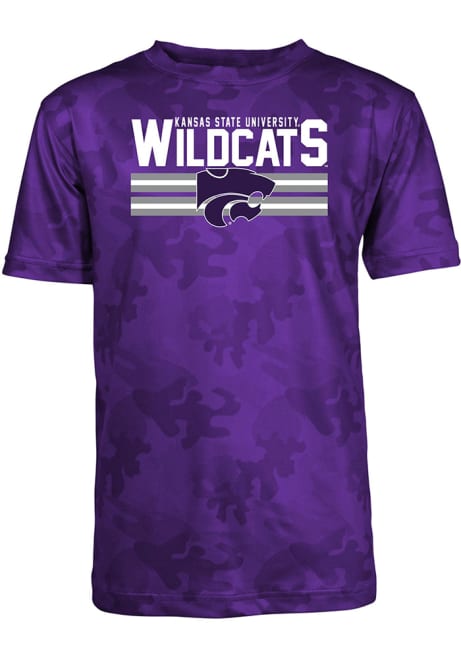 Toddler Purple K-State Wildcats Zion Short Sleeve T-Shirt