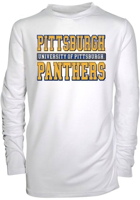 Youth White Pitt Panthers Jessie Long Sleeve T-Shirt