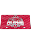 Main image for Ohio State Buckeyes Red  2024 Football National Champions Laser Cut License Plate