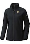 Main image for Womens Pitt Panthers Black Columbia Heat Seal Kruser Ridge III Light Weight Jacket