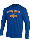 Main image for Under Armour Boise State Broncos Blue Soccer Performance Long Sleeve T Shirt