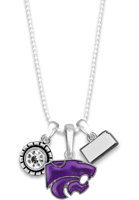 Home Sweet School K-State Wildcats Womens Necklace - Purple