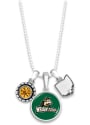 Wright State Raiders Womens Home Sweet School Necklace - Green