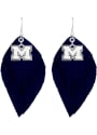Michigan Wolverines Womens Boho Earrings - Blue