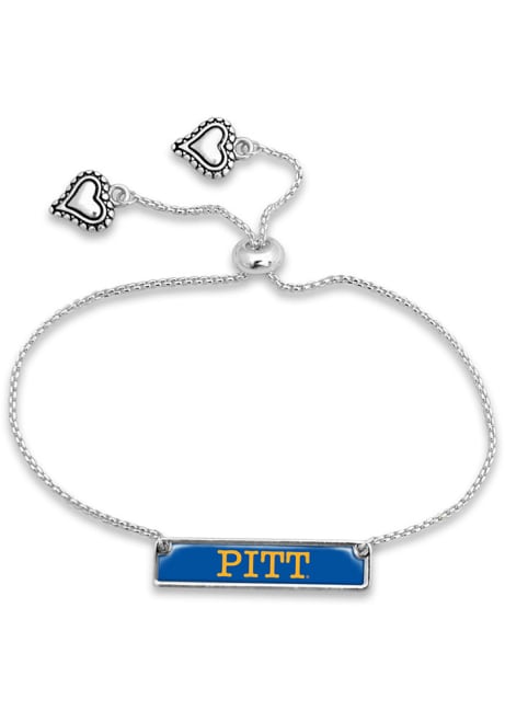 Nameplate Pitt Panthers Womens Bracelet - Blue